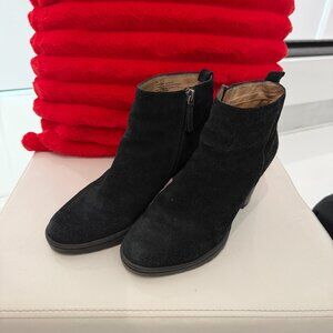 Black Suede Women's Boots